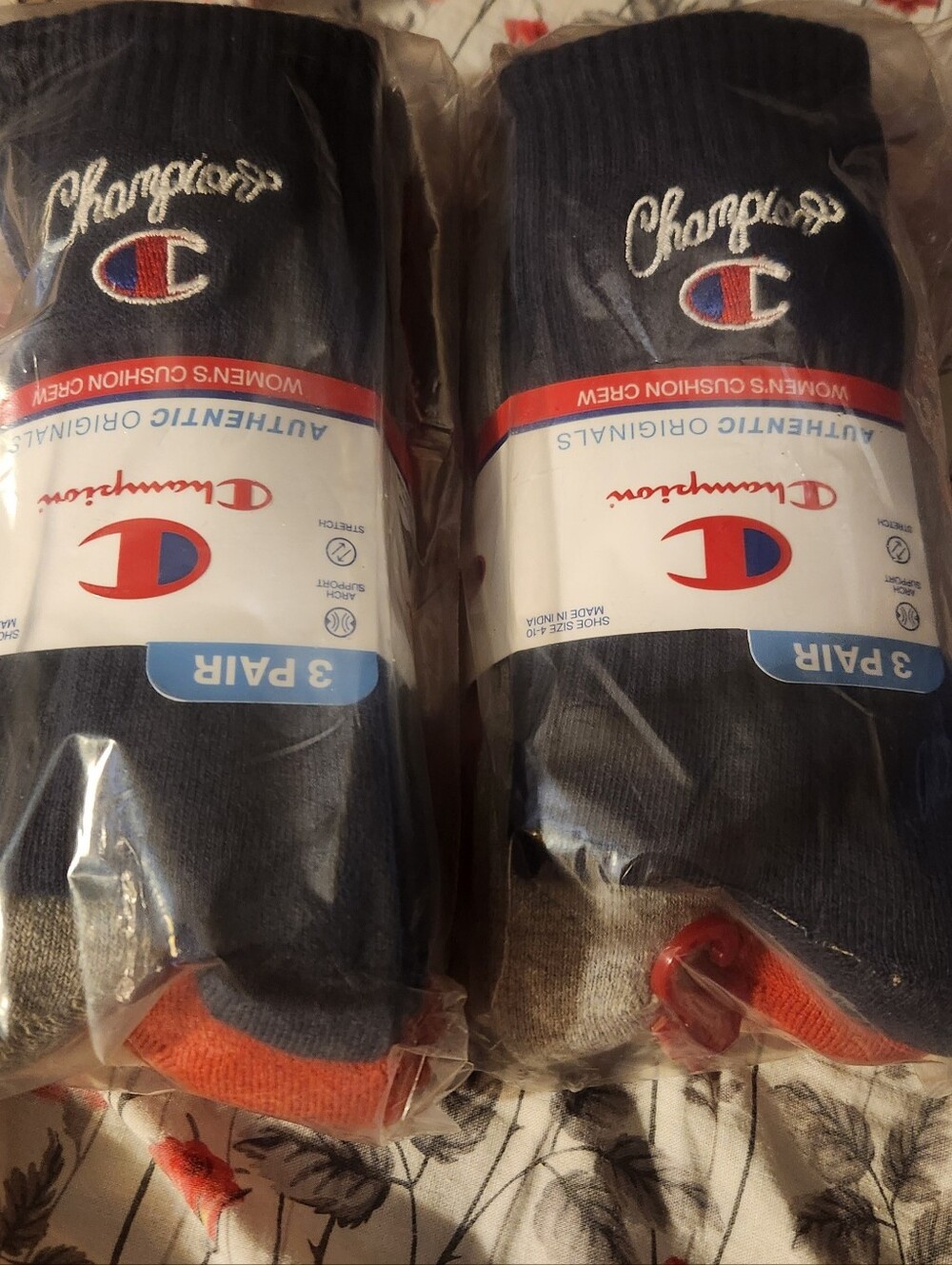 New In Packaging Champion 3 Pack /2sets Ladies Socks